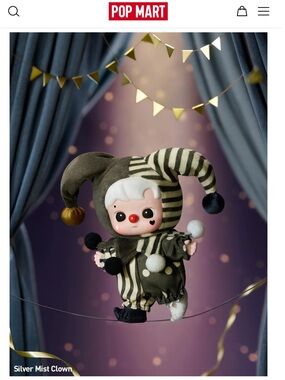 Pop Mart Why So Serious Series - Hacipupu (Silver Mist Clown)